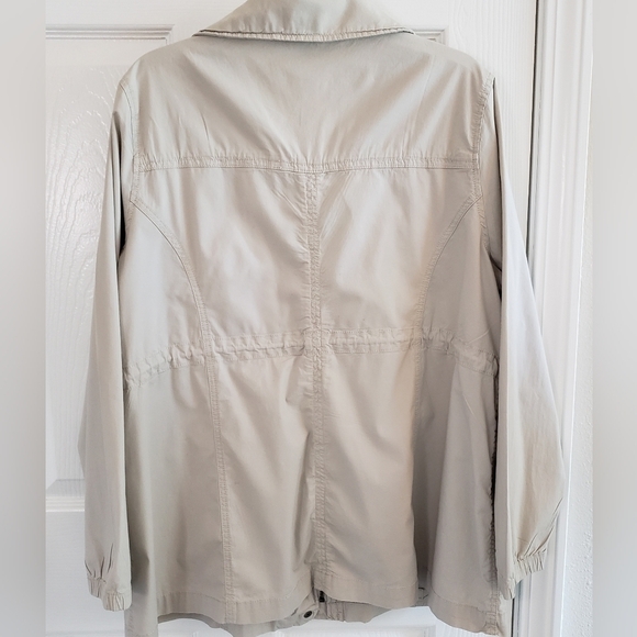 STYLE & CO CASUAL JACKET KHAKI SZ 14W - Picture 6 of 9